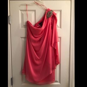 One shoulder dress